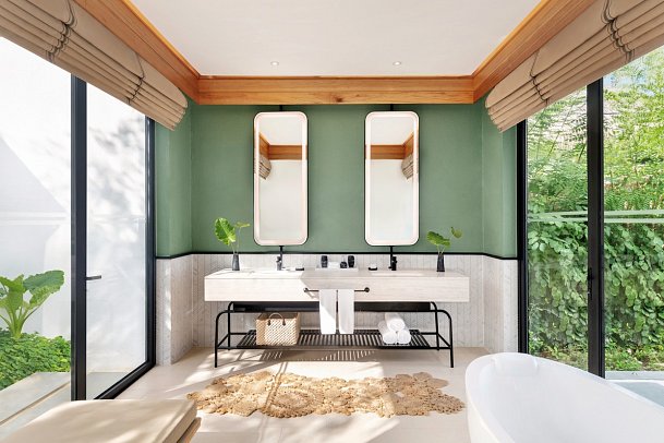 Hilton Maldives Amingiri Resort & Spa - Wohnbeispiel One Bedroom Beach Pool Villa (Zimmercodierungen VB1 & FB1)