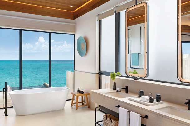 Hilton Maldives Amingiri Resort & Spa - Wohnbeispiel One Bedroom Overwater Pool Villa (Zimmercodierungen VX1 & VX2)