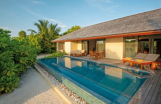 The Residence Maldives at Dhigurah - Wohnbeispiel 2 Bedroom Beach Pool Villa (Zimmercodierungen VB5 & VB6)