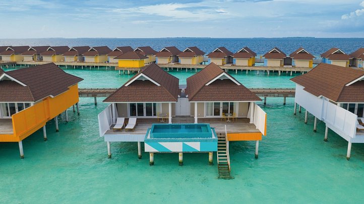 The Standard, Maldives - Wohnbeispiel 2 Bedroom Lagoon Overwater Poolvilla (Zimmercodierung VX3)