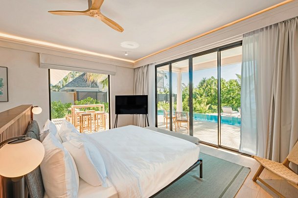 ananea Madivaru Maldives - Wohnbeispiel Beach Residence with Pool (Zimmercodierungen VB3 & VB4)