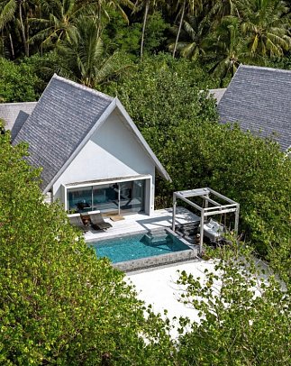 Madifushi Private Island - Wohnbeispiel Serene Pool Villa (Zimmercodierungen VB1, VB2, VV1 & VV2)