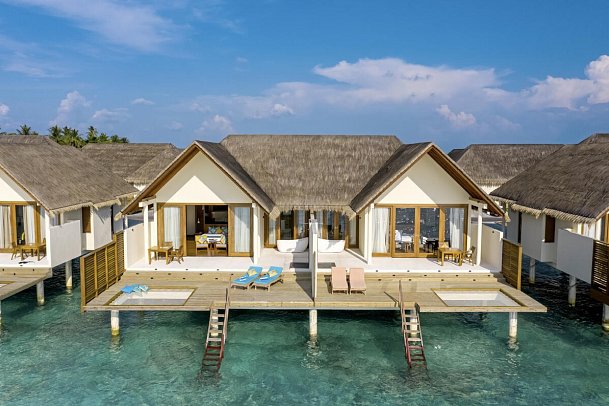 Furaveri Island Resort & Spa - Wohnbeispiel Ocean Villa Infinity with Hammock (Zimmercodierung VX2)