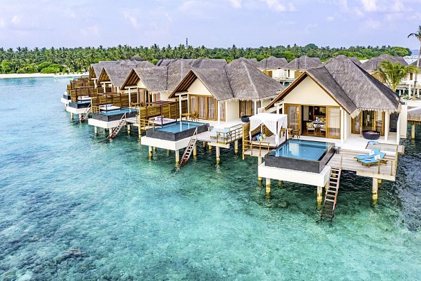 Furaveri Island Resort & Spa - Wohnbeispiel Ocean Pool Villa Sunset (Zimmercodierung VX4)