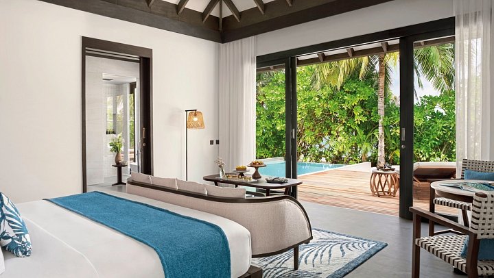 Anantara Veli Maldives Resort - Wohnbeispiel Beach Pool Villa