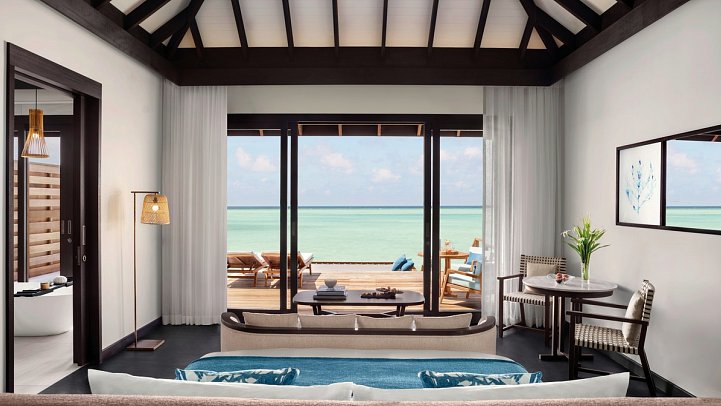 Anantara Veli Maldives Resort - Wohnbeispiel Deluxe Over Water Pool Villa
