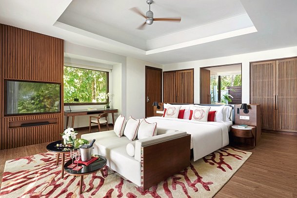 Niyama Private Islands Maldives - Wohnbeispiel Beach Villa/Deluxe Beach Villa (Zimmercodierungen VB1, VB7 & VB4)