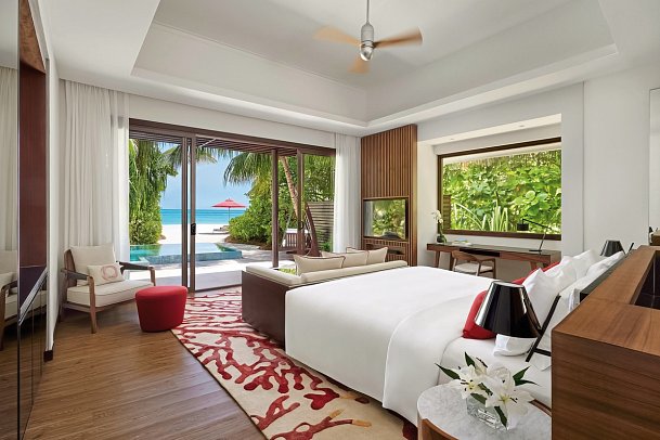 Niyama Private Islands Maldives - Wohnbeispiel Beach Pool Villa & Deluxe Beach Pool Villa (Zimmercodierungen VB3, VB2 & VB8)