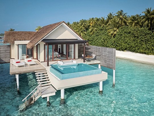 Niyama Private Islands Maldives - Wohnbeispiel Over Water Pool Villa (Zimmercodierungen VX1 & VX7)