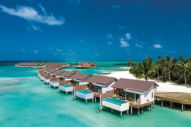 Atmosphere Kanifushi Maldives - Wohnbeispiel Water Villa with Pool (Zimmercodierung VX2)