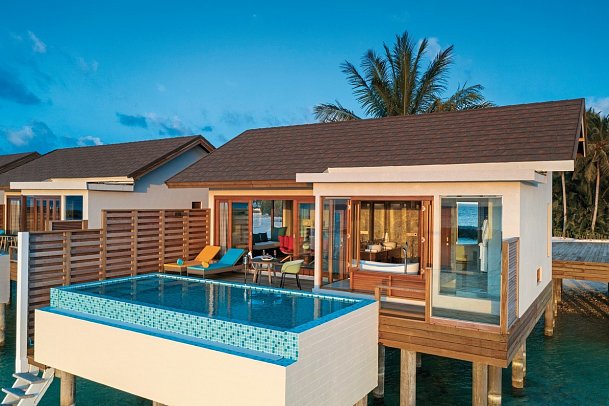Atmosphere Kanifushi Maldives - Wohnbeispiel Water Villa with Pool (Zimmercodierung VX2)