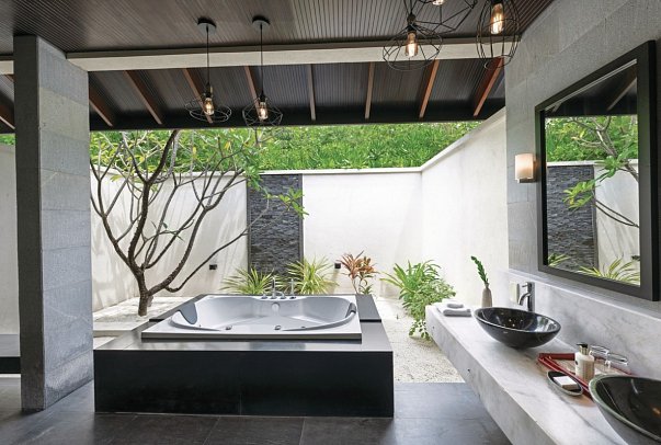 Atmosphere Kanifushi Maldives - Beispiel Bad 2 Bedroom Family Beach Villa (Zimmercodierung FB1)