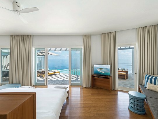 Amilla Maldives - Wohnbeispiel Reef Water Pool Villa (Zimmercodierung VB3)