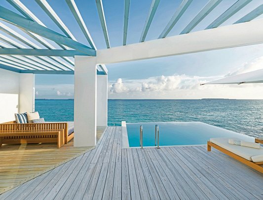 Amilla Maldives - Wohnbeispiel Reef Water Pool Villa (Zimmercodierung VB3)