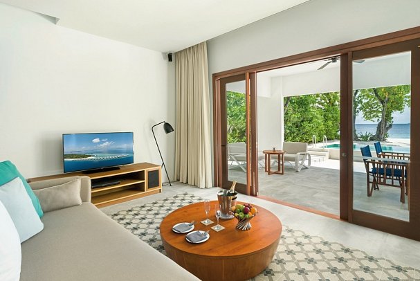 Amilla Maldives - Wohnbeispiel Beach Pool Villa Two Bedroom (Zimmercodierung VB7)