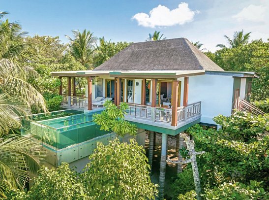 Amilla Maldives - Wohnbeispiel Treetop Pool Villa Two Bedroom (Zimmercodierung VB8)