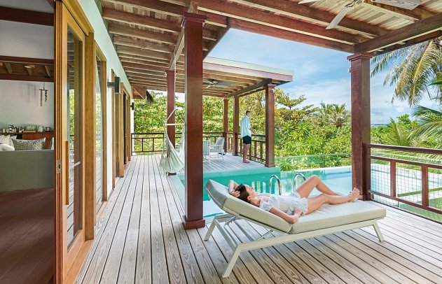 Amilla Maldives - Wohnbeispiel Treetop Pool Villa Two Bedroom (Zimmercodierung VB8)