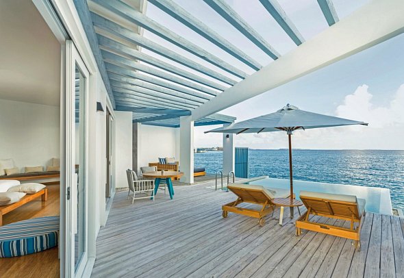 Amilla Maldives - Wohnbeispiel Lagoon Water Pool Villa (Zimmercodierung VB2)