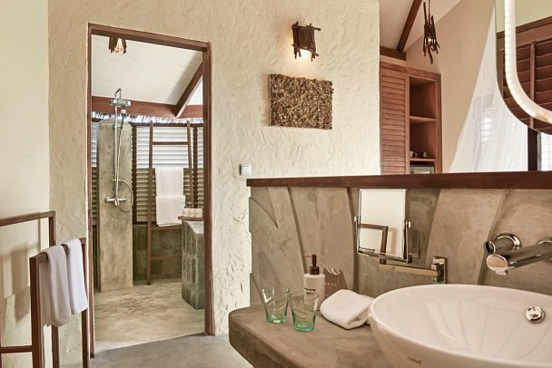 Drift Thelu Veliga Retreat - Beispiel Bad Beach Villa (Zimmercodierungen VB1 & VH1)