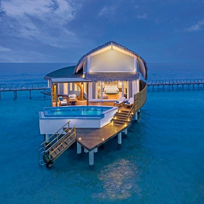 JW Marriott Maldives Resort & Spa - Wohnbeispiel Overwater Pool Villa (Zimmercodierungen VB1 & VB3)
