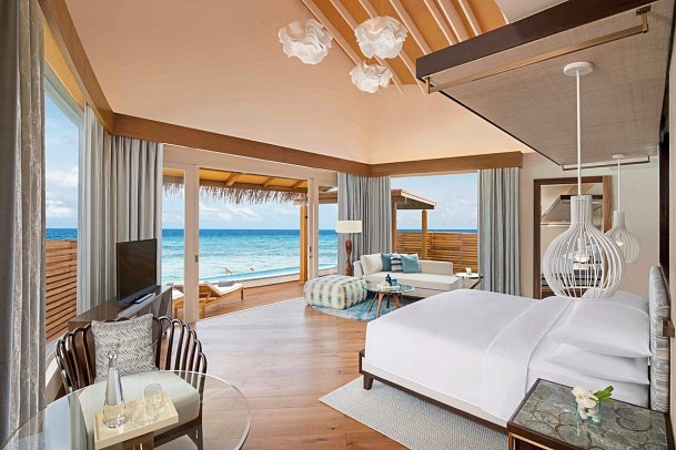 JW Marriott Maldives Resort & Spa - Wohnbeispiel Overwater Pool Villa (Zimmercodierungen VB1 & VB3)