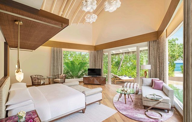 JW Marriott Maldives Resort & Spa - Wohnbeispiel Beach Pool Villa (Zimmercodierungen VB2, VB4 & VB6)