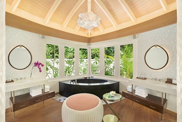 JW Marriott Maldives Resort & Spa - Beispiel Bad Beach Villa (Zimmercodierungen VB2, VB4 & VB6)
