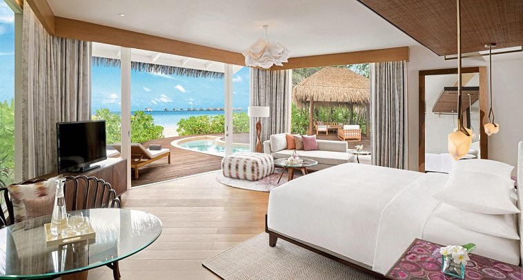 JW Marriott Maldives Resort & Spa - Wohnbeispiel Beach Pool Villa (Zimmercodierungen VB2 & VB4)