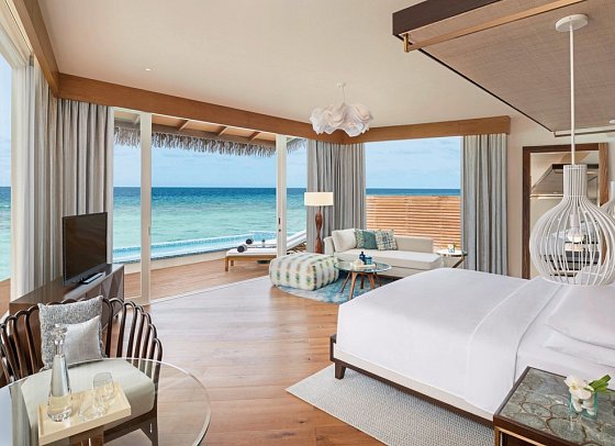 JW Marriott Maldives Resort & Spa - Wohnbeispiel Duplex Overwater Pool Villa (Zimmercodierung VB5)