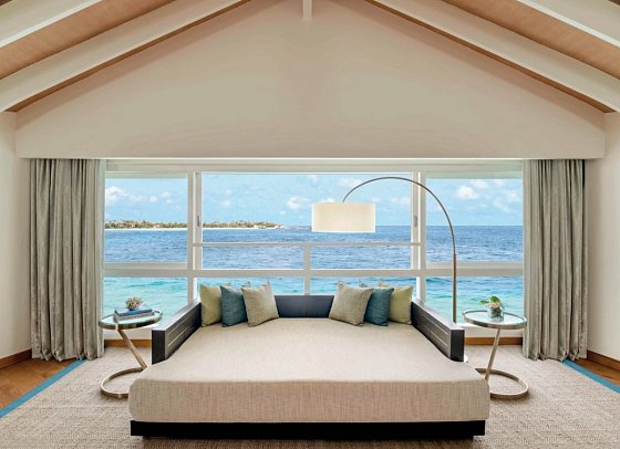 JW Marriott Maldives Resort & Spa - Wohnbeispiel Duplex Overwater Pool Villa (Zimmercodierung VB5)