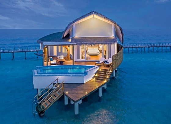 JW Marriott Maldives Resort & Spa - Wohnbeispiel Overwater Pool Villa (Zimmercodierungen VB1 & VB3)