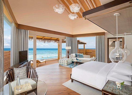 JW Marriott Maldives Resort & Spa - Wohnbeispiel Overwater Pool Villa (Zimmercodierungen VB1 & VB3)