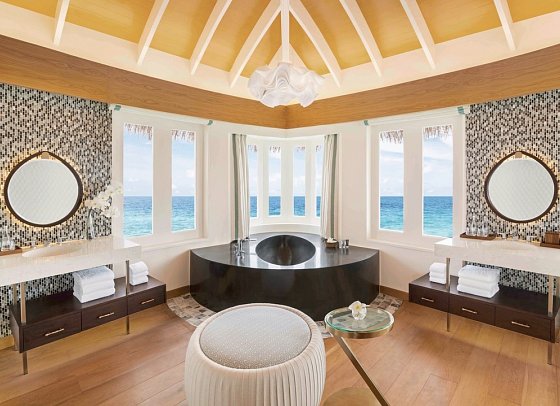 JW Marriott Maldives Resort & Spa - Beispiel Bad Overwater Pool Villen (Zimmercodierungen VB1, VB3 & VB5)