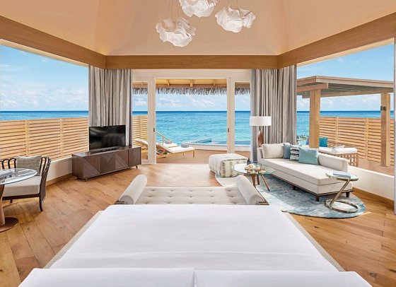 JW Marriott Maldives Resort & Spa - Wohnbeispiel Overwater Pool Villa (Zimmercodierungen VB1 & VB3)