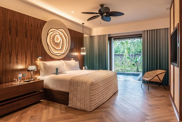 Le Meridien Ile Maurice - Wohnbeispiel Nirvana Plunge Pool Hideaway (Zimmercodierungen WB1 & WH1)