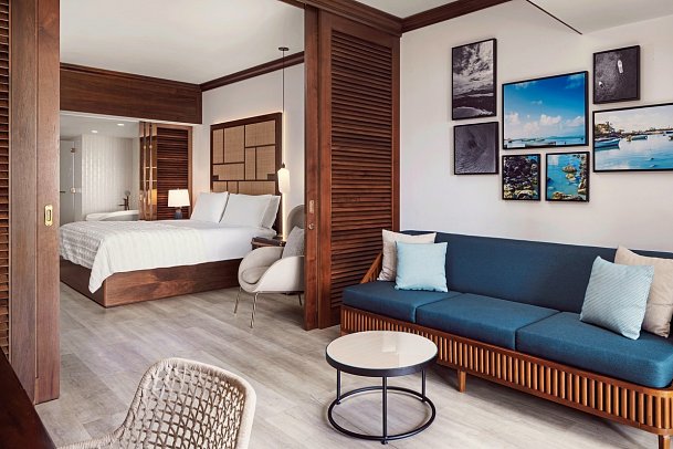 Le Meridien Ile Maurice - Wohnbeispiel Beachfront Family Suite (Zimmercodierungen WIO & WHO)