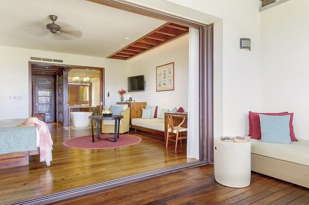 Le Jadis Beach Resort & Wellness - Wohnbeispiel Luxury Garden Lagoona Suite (Zimmercodierungen WU1 & WH1)