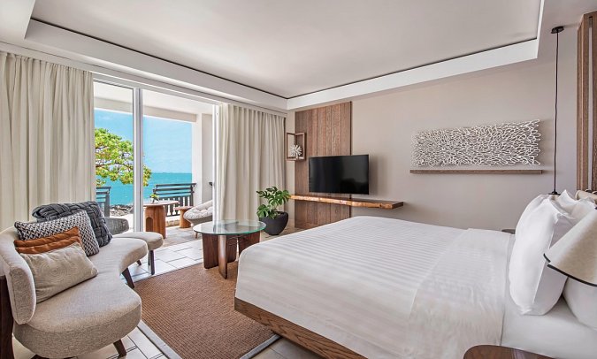 Shangri-La Le Touessrok, Mauritius - Wohnbeispiel Frangipani Ocean View (Zimmercodierungen U1M & JB2)