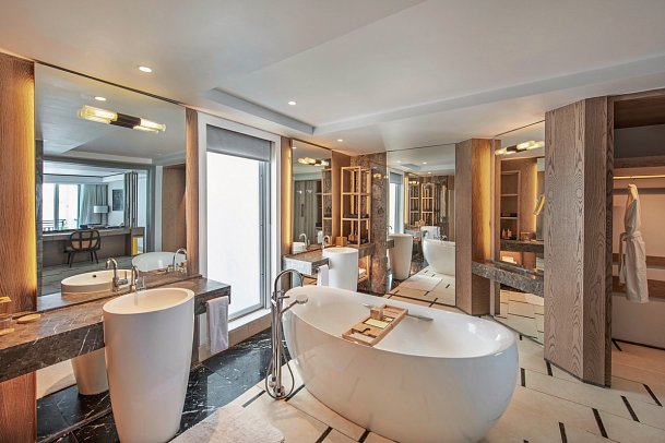 Shangri-La Le Touessrok, Mauritius - Wohnbeispiel Frangipani Signature Beachfront Suite (Zimmercodierung WB1)