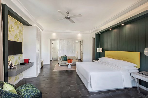 Long Beach Mauritius - Wohnbeispiel Family Suite (Zimmercodierung WI1)
