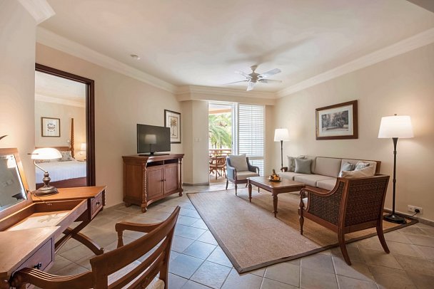 The Residence Mauritius - Wohnbeispiel Colonial Gardenview Senior Suite (Zimmercodierungen WBG & WC1)