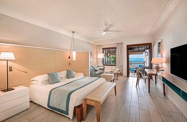 Constance Belle Mare Plage - Wohnbeispiel Junior Suite (Zimmercodierungen JB1, UB8, JC1, JH1, JBM, JCM & JHM)