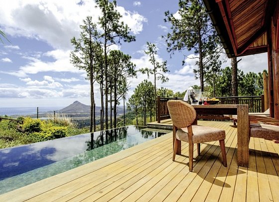 Lakaz Chamarel - Wohnbeispiel Sea View Suite with private Pool (Zimmercodierungen W1M & WHM)