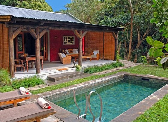 Lakaz Chamarel - Wohnbeispiel Garden Suite with private Pool (Zimmercodierungen W1G & WH1)