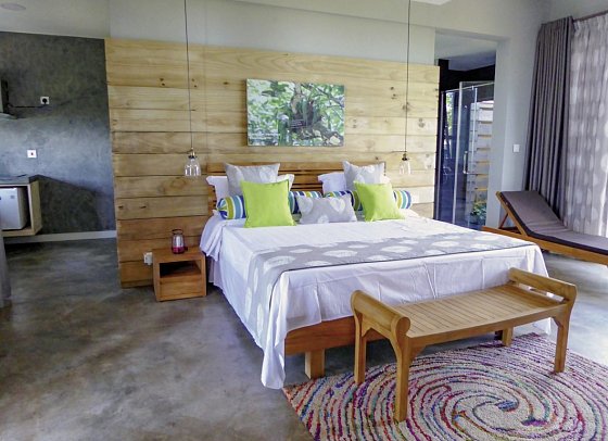 Chalets Chamarel - Wohnbeispiel Chalet Deluxe (Zimmercodierung UD1)