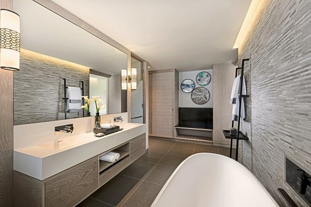 Anantara Iko Mauritius Resort & Villas - Badezimmer Deluxe und Premier (Zimmercodierung UMG)