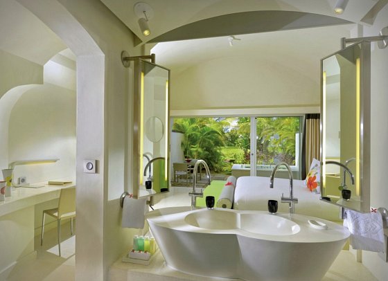 SO Sofitel Mauritius - Wohnbeispiel Badezimmer SO Suite (Zimmercodierungen WB1, WB8 & WH1)
