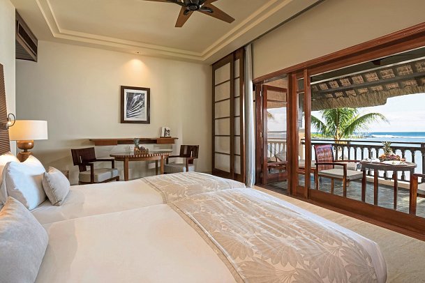 Shanti Maurice Resort & Spa - Wohnbeispiel Junior Suite Ocean Front (Zimmercodierungen JBO & JHO)