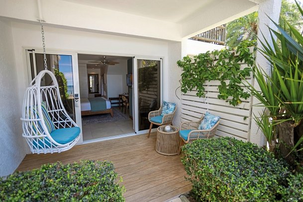 Seapoint Boutique Hotel - Wohnbeispiel Deluxe Beachfront (Zimmercodierungen UD1 & UD8)