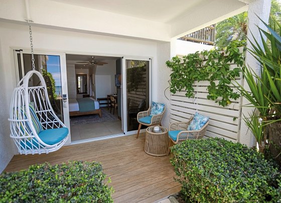 Seapoint Boutique Hotel - Wohnbeispiel Deluxe Beachfront (Zimmercodierungen UD1 & UD8)